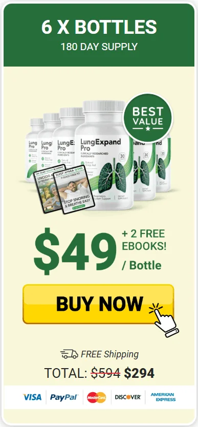 LungExpand Pro 6 bottle price